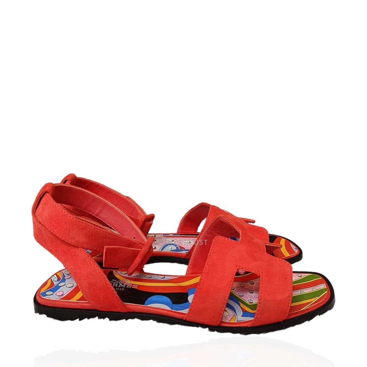 sepatu sandals Hermes Plain Leather Logo #Z 2021 Sandals